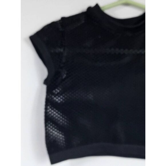 Skims mesh cropped tee Nwt - Picture 2 of 9